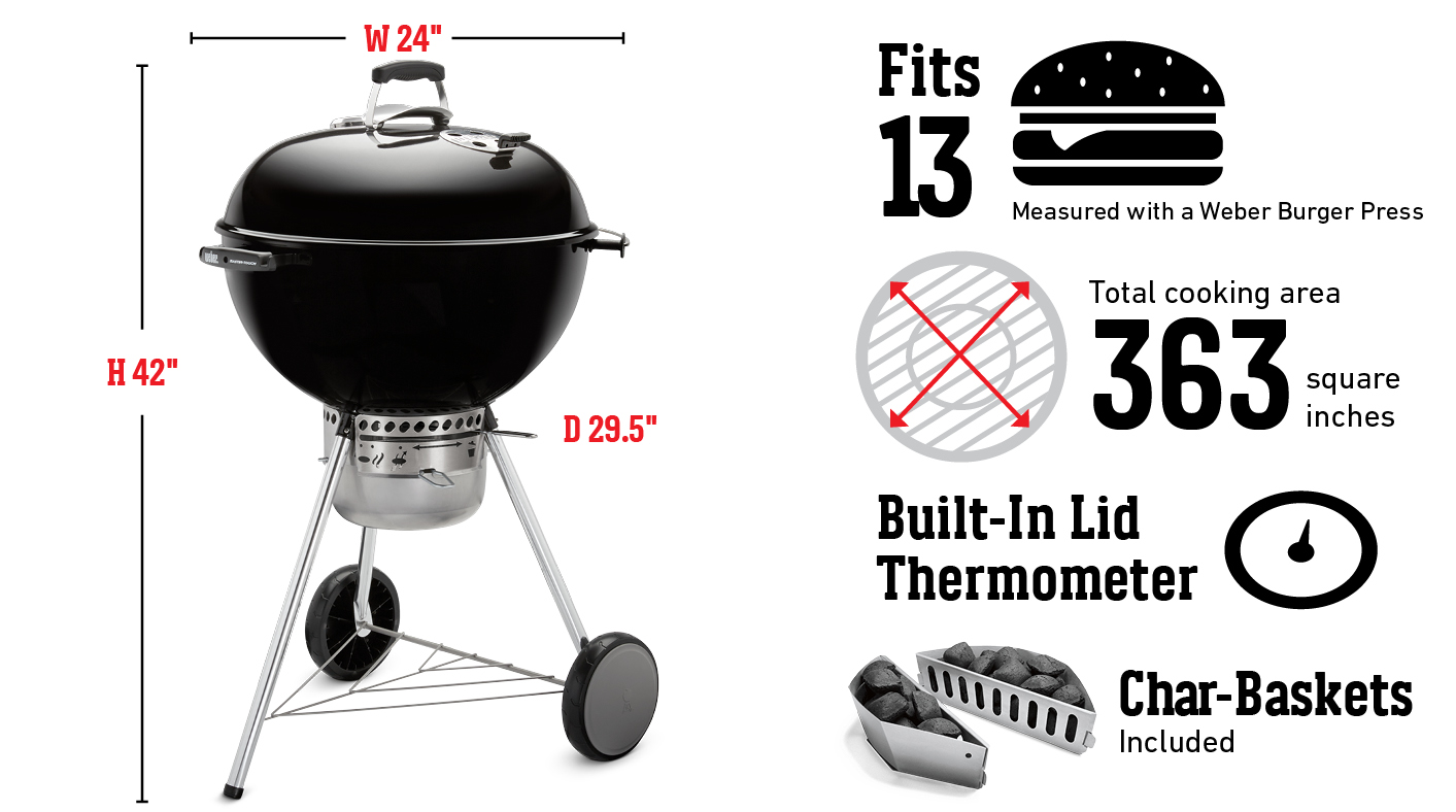 Master-Touch GBS C-5750 Charcoal Grill 57 cm 